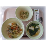 2月9日（金）　中華丼　棒棒鶏　中華スープ　