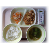 11月15日（火）　麻婆豆腐　ナムル　チンゲン菜のスープ