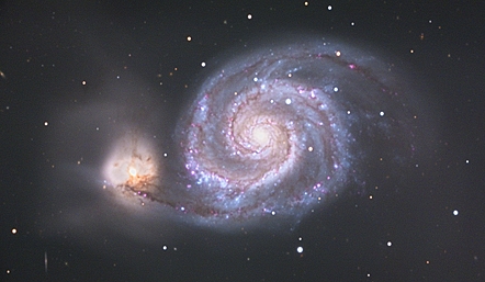 M51 子持ち銀河