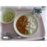 ８月２１日　カレーライス