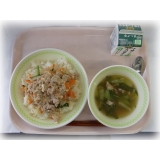 ６月２日（金）　ビビンバ　チンゲンサイのスープ　