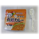 9月7日（金）　停電による非常食　救給カレー　牛乳なし