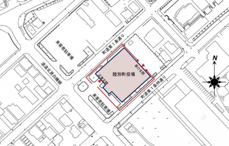 配布場所位置図