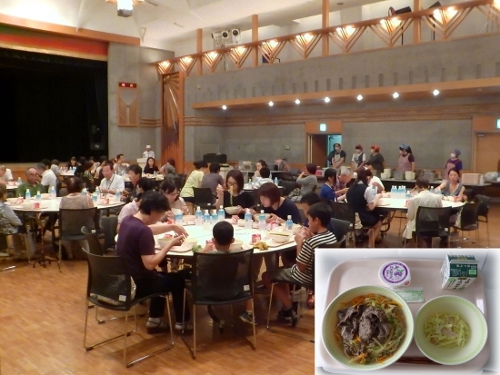 給食の町民試食会（平成２９年８月７日）