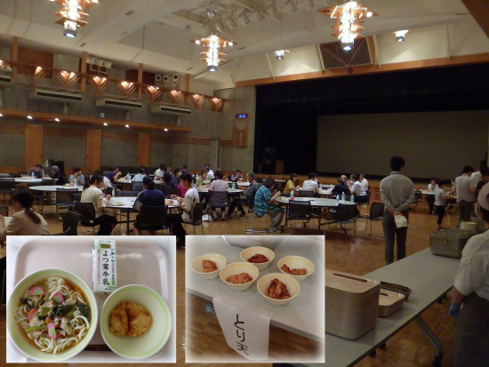 給食の町民試食会（令和４年８月４日）