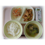 2月15日（火）　麻婆豆腐　ナムル　トックスープ