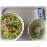 7月14日（木）　塩ラーメン　ポテトサラダ