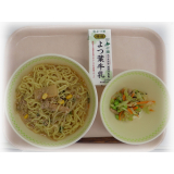 10月13日（木）　担々麵　枝豆サラダ