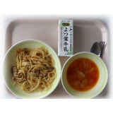 10月20日（木）　ボンゴレパスタ　ミネストローネ