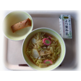 12月8日（木）　しょうゆラーメン　春巻