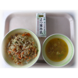 3月24日（金）　炒めナムル丼　ワンタンスープ