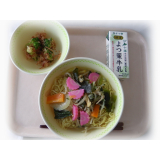 7月13日（木）　塩ラーメン　ブロッコリーのおかか和え