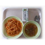 7月27日（木）　ナポリタン　チンゲン菜のスープ