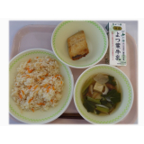 5月2日（木）　たけのこごはん　さばみそ　すまし汁