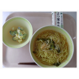 5月9日（木）　担々麵　ポテトサラダ