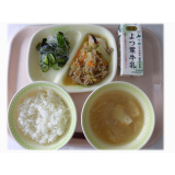 6月3日（月）　すき焼き風味　酢の物　大根のみそ汁