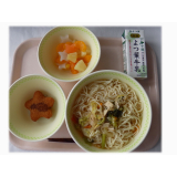 7月4日（木）にゅうめん　星のコロッケ　七夕デザート