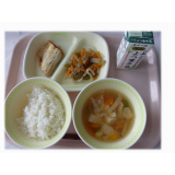 7月16日（火）ほっけのみそ焼き　五目きんぴら　吉野汁