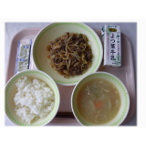 7月23日（火）鹿ジンギスカン　ごま汁　味付けのり
