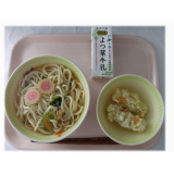 3月6日（木）　きつねうどん　ちくわの磯辺揚げ
