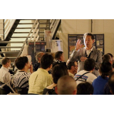 講演会質疑応答の様子