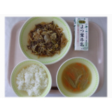 7月22日（火）　鹿ジンギスカン　かぼちゃ団子汁