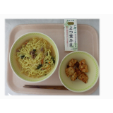 1月22日（木）　鹿みそラーメン　揚げながいも