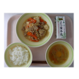 3月13日（金）　肉豆腐　かぼちゃ団子汁