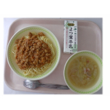 3月19日（木）　肉みそスパゲティ　野菜のスープ