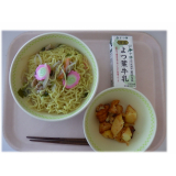 4月16日（木）　塩ラーメン　じゃがバター
