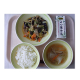 6月23日（火）　中華炒め　水餃子スープ