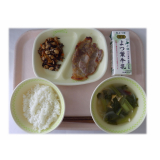 6月30日（火）　豚のみそ焼き　ひじきの煮物　しいたけのみそ汁